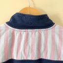 Vineyard Vines Stripe Shoulder Classic Shep Shirt Quarter Zip Sweatshirt Small Photo 5