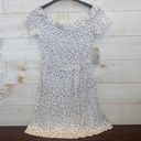 RD Style  Women’s White Off Shoulder Smocked Star Pattern Sun Dress Size S NEW Photo 7