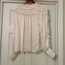 Mango - Ruffled satin blouse size 2 Photo 3