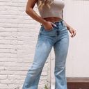 Sneak Peak High Rise Flare Jeans Photo 0