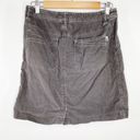 The North Face  Gray Corduroy Mini Skirt Fall Everyday Basic Womens Size Small Photo 1