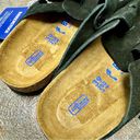 Birkenstock Boston Footbed Slip On Backless Clogs Black Suede Shoes EU 39 Photo 8