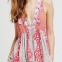 Free People  Dream Darlin Floral Patchwork Tank Top Photo 3