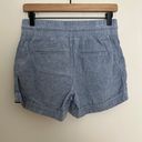 Athleta - Cabo Linen 4" Short Chambray Blue Pull-On Photo 4