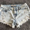 Blue Spice light wash distressed jeans shorts y2k Photo 0