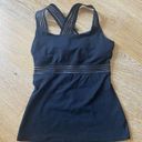 Beyond Yoga  Sheer Illusion Filament Cropped Tank Top Bra Size Small Black Photo 1