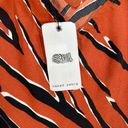 Naked Zebra  Tiger Stripe Cami Top Women's Medium Orange/Black Spaghetti Strap Photo 10