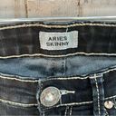 Daytrip  Buckle Aries Skinny Dark Wash Jeans Womens Size 28R Low Rise Photo 2