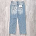 Celebrity Pink Button Fly High Rise Relaxed Straight Jeans Photo 2