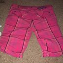 Pepe Jeans  Y2K Hot Pink Plaid Bermuda Shorts Photo 3