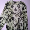 Lane Bryant  2X Duster Sheer Open Front Longline Cardigan Floral Robe Photo 8