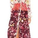 Rococo  Sand Floral Maxi Dress Colorful Silk Photo 0