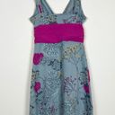 Patagonia  Margot Organic Cotton Gray Pink Floral Casual Dress Size XS Photo 5