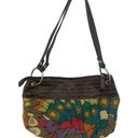 Relic  Womens Shoulder Bag Hobo Zip Closure Double Strap Multicolor Butterfly Photo 1