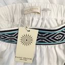 Ramy Brook  Mickey Patterned Band Tiered Mini Skirt, Ivory, Size 00, NWT Photo 7