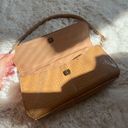 Liz Claiborne  snakeskin texture pleather tan shoulder bag Photo 1