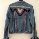 Boom Boom Jeans  boho embroidery jean jacket. Photo 0