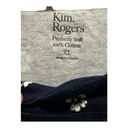 kim rogers NWT  Perfectly Soft Tee With Scalloped Neckline Photo 3