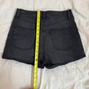 Uniqlo NWOT  Dark Gray High Rise Denim Jean Shorts Size 27 Small Photo 8