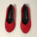 Rothy's Rothy’s red round toe flat shoes women size 8.5 W Photo 0