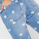 Pretty Little Thing Heart Blue Jeans  Photo 1