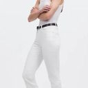 Madewell  Petite Kick Out Crop Jeans Pure White P29 NWT Photo 1