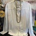 The Loft  Women's White Button Blouse size S Photo 0