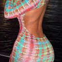 Blushmark Tie Dye Bodycon Dress Long Sleeve Photo 0