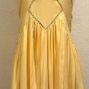 Romeo + Juliet Couture Yellow Golden Halter Strap Dress Photo 0