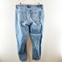 Abercrombie & Fitch  The Dad High Rise Curve Love Button Fly Jeans Blue 18 Photo 8