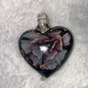 Glass Blown heart shaped pendant Photo 0