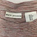 Max Studio Crewneck stripe crop short sleeve top sz S women Photo 5