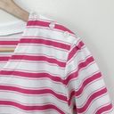 Vintage 80’s Pink Striped Top Size M Photo 1