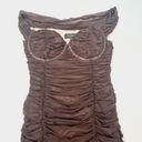 Majorelle  Tabitha Midi Dress in Cappuccino Brown Photo 4