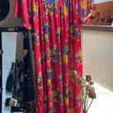 Just Love Vintage  floral red midi dress Photo 9