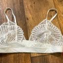 Commando  Butter & Lace Bralette Triangle Adjustable New White Lace Photo 0