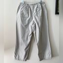 L.L.Bean  Classic Fit Sunwashed Pants Straight-Leg Crop Cotton Beige Size L Pet Photo 4