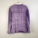 Royce  Women's Purple Faux Fur Collared Quarter Zip Pullover Jacket Medium NWT Photo 9