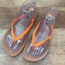 DKNY  Madi Orange Flip Flops Size 8 NWOB Photo 1