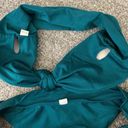 SheIn Teal Bikini Swimsuit Tie Front Photo 3