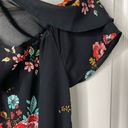 Xhilaration  Open Back Off The Shoulder Floral Blouse - Small Photo 4