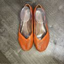 Dansko  Neely Orange Leather Perforated Flats Size 38 Photo 1