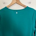 Sweaty Betty NWT - Tie Side Yoga Long Sleeve Top Wave Green Athleisure Workout Photo 5