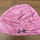 Under Armour Under Armor Beanie Hat Womens Purple Logo Outdoors Hiking Skiing Photo 0