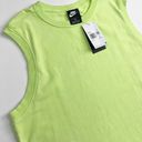 Nike  Women's Sportswear Wash Tank Top + Shorts Set Patch Ghost Green Lime Sz 2X Photo 5