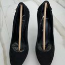 Brian Atwood B  Black Suede Pumps size 6.5 Photo 2