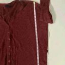 Urban Outfitters  knit button up burgundy sweater size small Photo 3