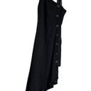 Just Cavalli NEW  Asymmetric Draped Midi Dress size 46 IT Black Photo 5