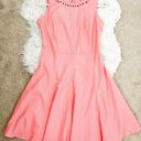 New York & Co. Pink Sleeveless Fit And Flare Dress Photo 1