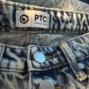 Acacia PTCL  High Rise Mom Jean Button Fly Distressed Acid Wash Sz 27 Photo 6